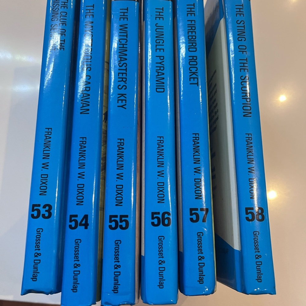 Set of Hardy Boys Mystery Books
